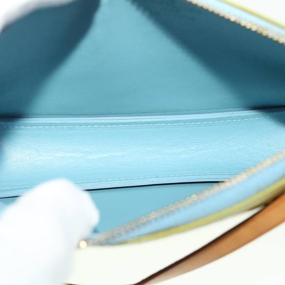 LOUIS VUITTON Monogram Vernis Lexington Pouch Baby Blue M91011 LV Auth 42544 - Picture 11 of 16
